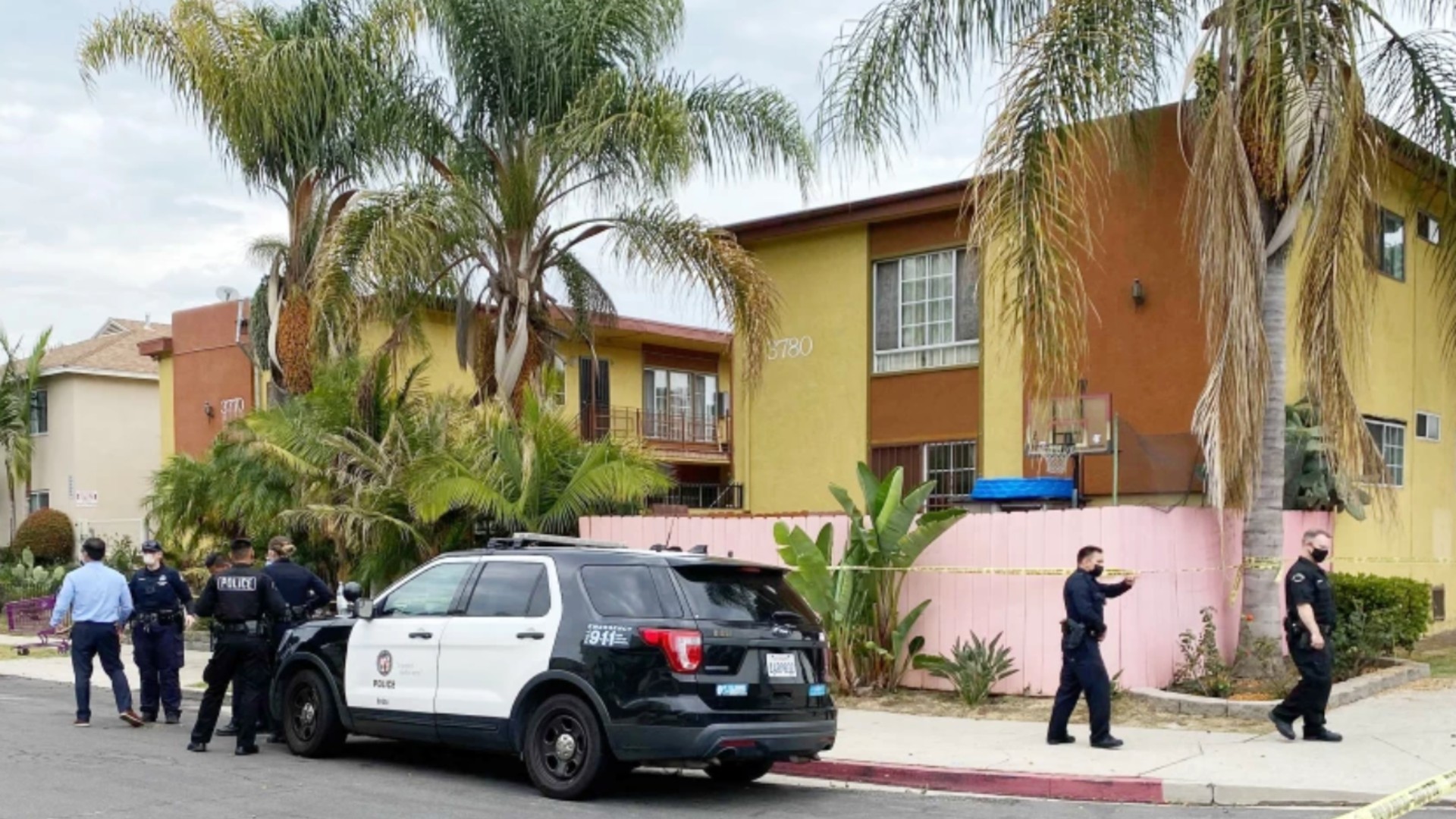 An investigation is underway following a fatal officer involved shooting shooting in the Sawtelle area that left one man dead.(Kevin Rector/Los Angeles Times)