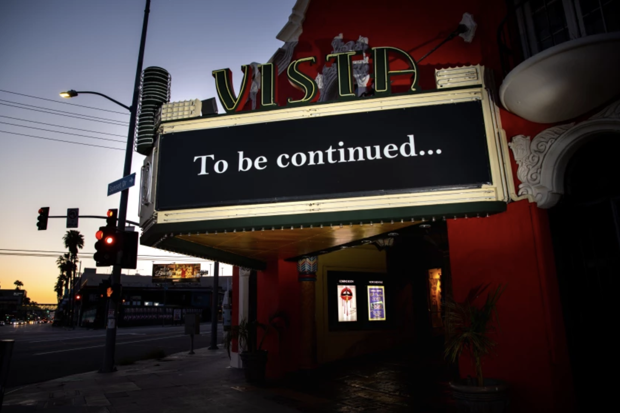 The Vista Theatre on Sunset Boulevard is seen in this undated photo.(Jay L. Clendenin/Los Angeles Times)