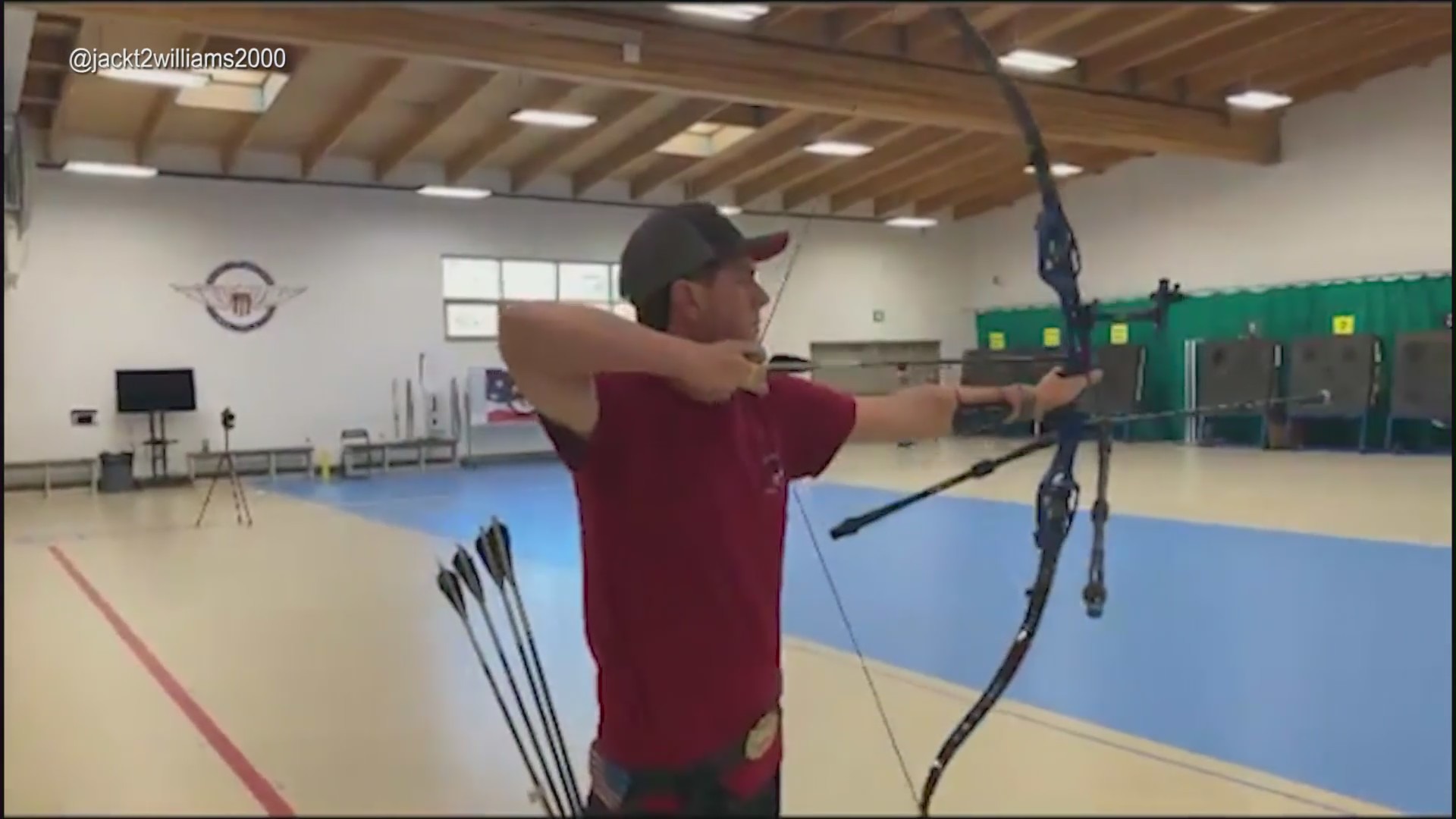 USA archer Jack Williams prepares to head to Tokyo for the 2020 Olympics on July 11, 2021. (Photo by Jack Williams)