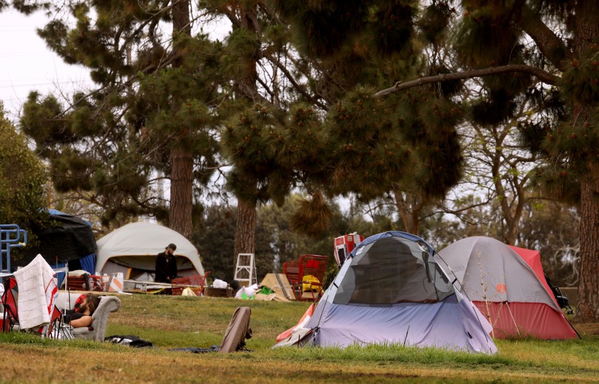 Westchester Park is pictured in 2021. (Genaro Molina/Los Angeles Times)