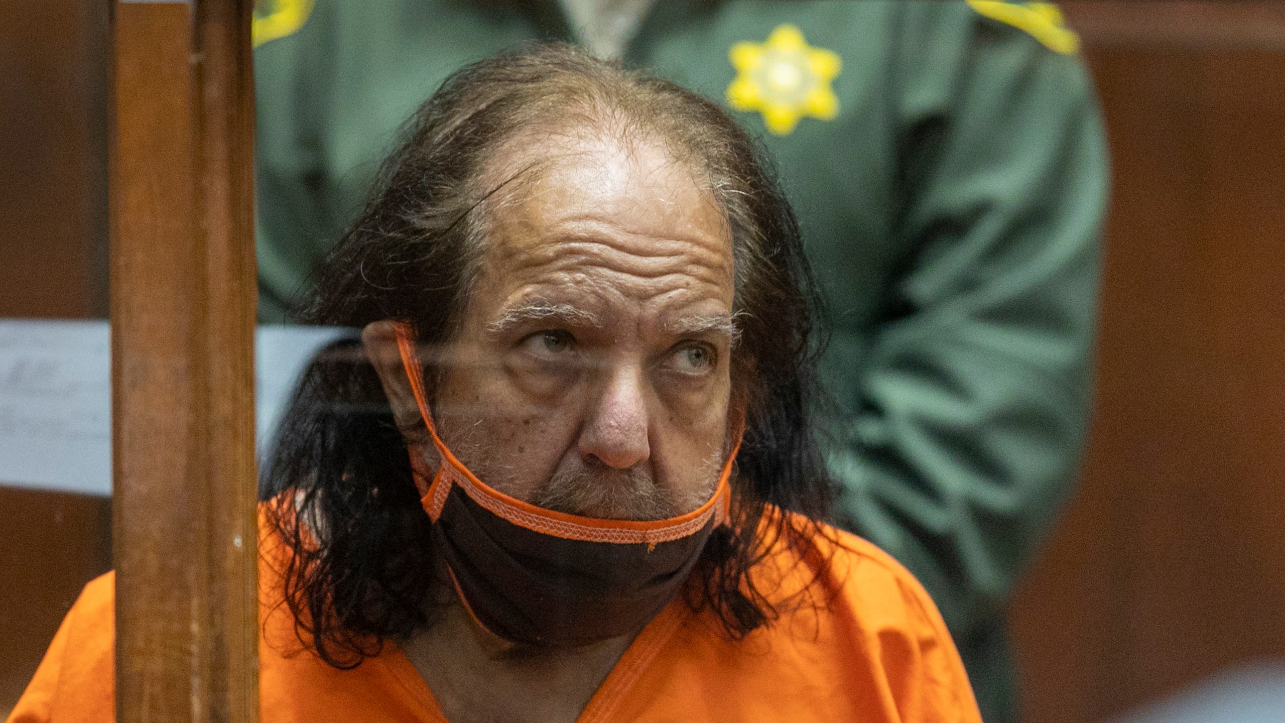 Adult film star Ron Jeremy appears for arraignment on rape and sexual assault charges at Clara Shortridge Foltz Criminal Justice Center on June 26, 2020, in Los Angeles, California. (David McNew/Getty Images)