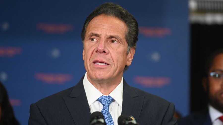 Gov. Andrew Cuomo speaks about gun violence at the Lenox Road Baptist Church in Brooklyn on July 14, 2021. (Kevin P. Coughlin / Office of Governor Andrew M. Cuomo)