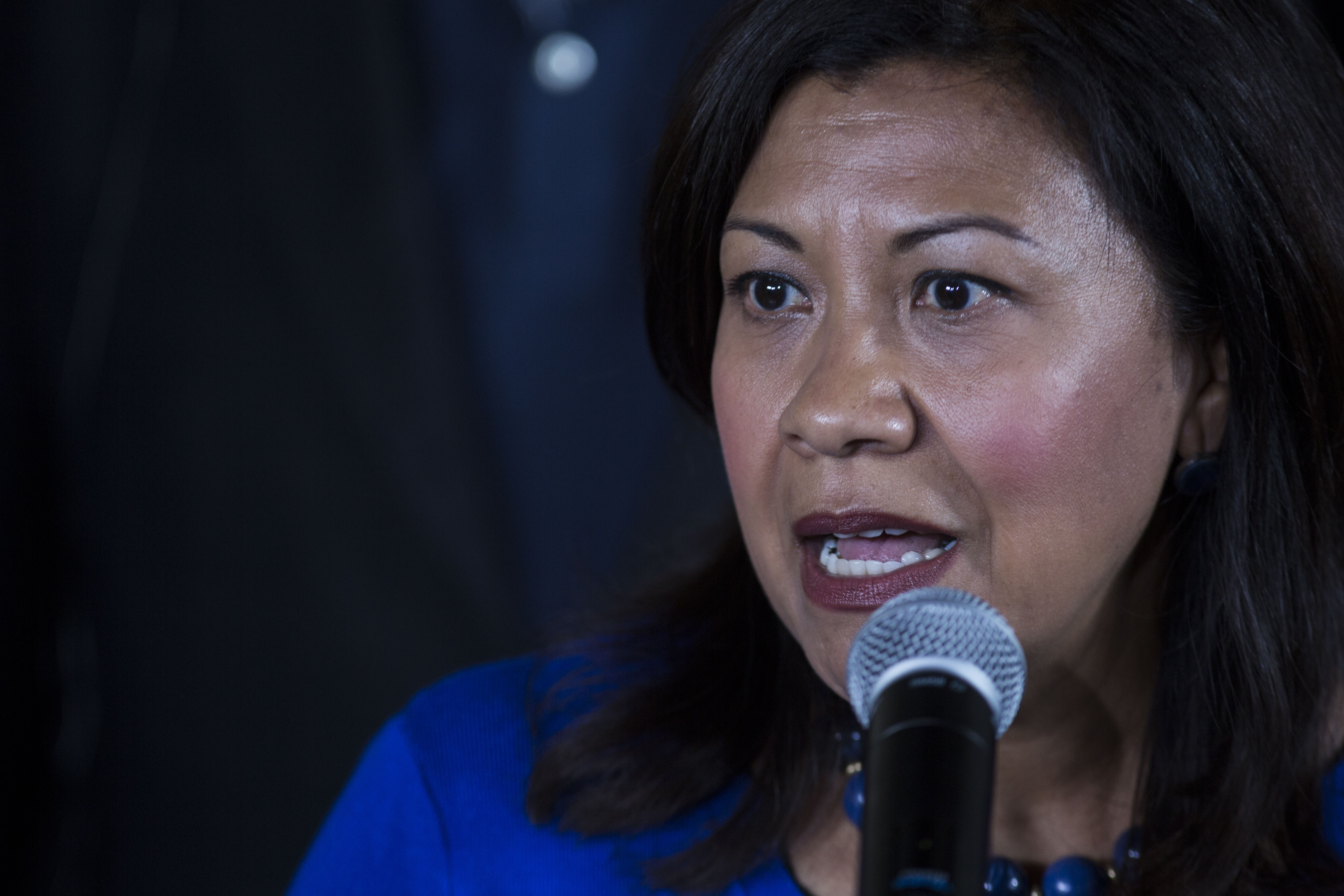 U.S. Rep. Norma Torres, D-Calif. speaks during a news conference on Aug. 8, 2019. (Oliver de Ros/Associated Press)