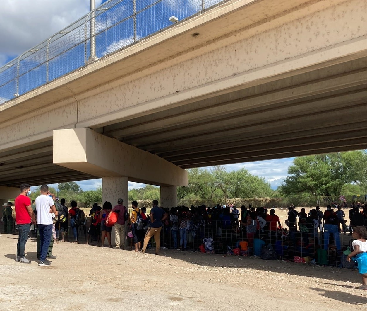 Thousands of migrants, mostly Haitian, Cubans, and Venezuelans have arrived in Del Rio, Texas, in the last two days. (U.S. Rep. Tony Gonzales, R-Texas)