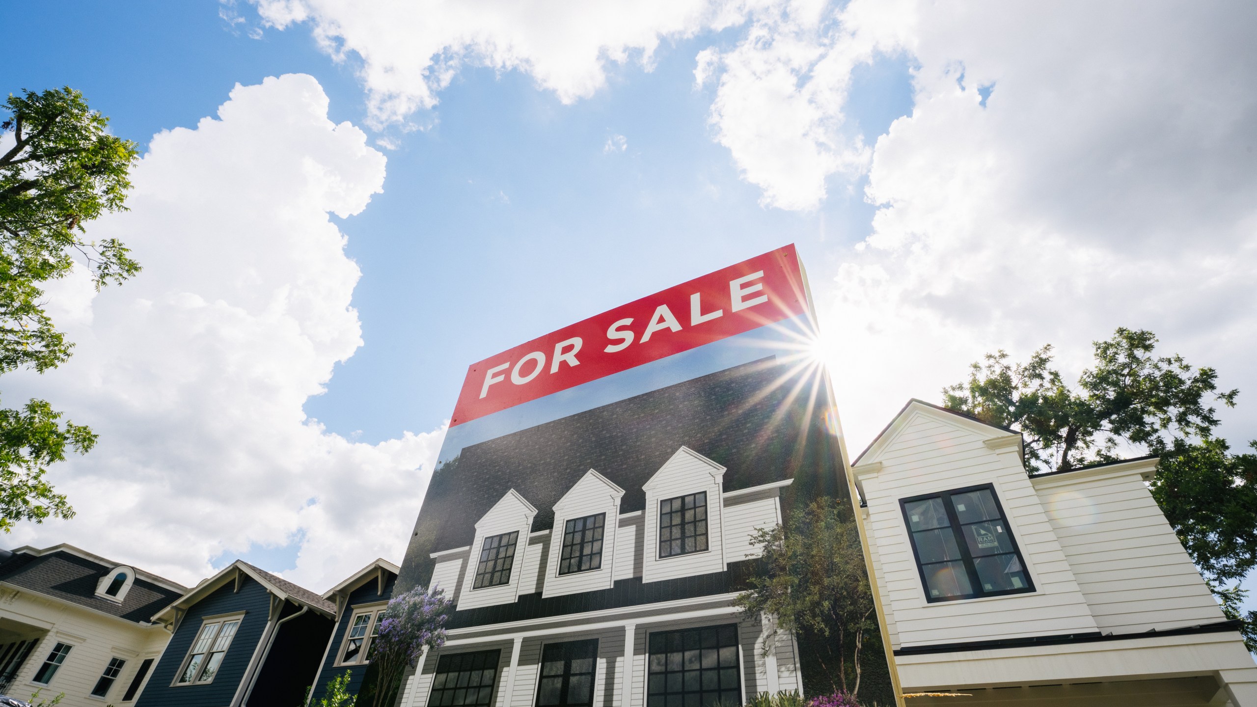 A home, available for sale, is shown on August 12, 2021 in Houston, Texas. (Brandon Bell/Getty Images)