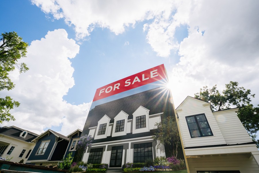 A home, available for sale, is shown on August 12, 2021 in Houston, Texas. (Brandon Bell/Getty Images)