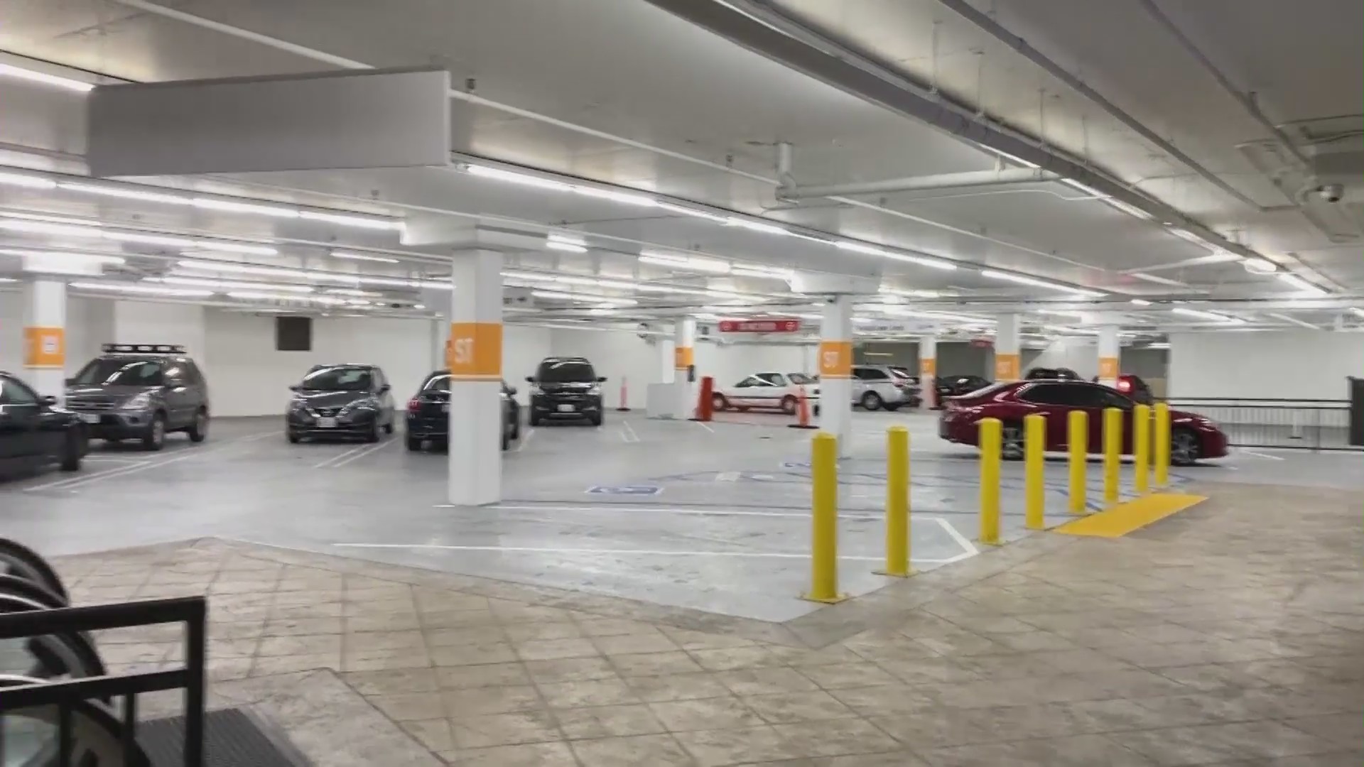 A woman says she was assaulted and disparaged for being Asian in a Pico-Robertson parking garage on Sept. 22, 2021. (KTLA)