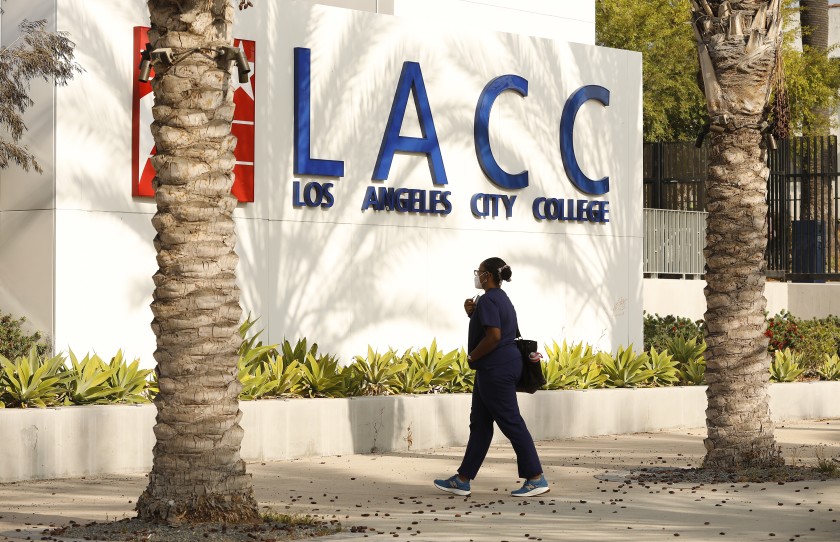 Los Angeles City College District is seen in an undated photo. (Al Seib/Los Angeles Times)