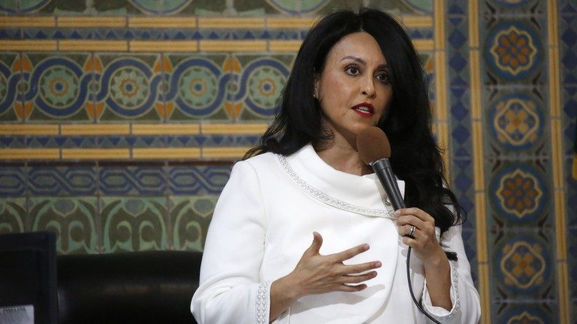 Los Angeles City Council president Nury Martinez is seen in 2020. (Al Seib / Los Angeles Times)