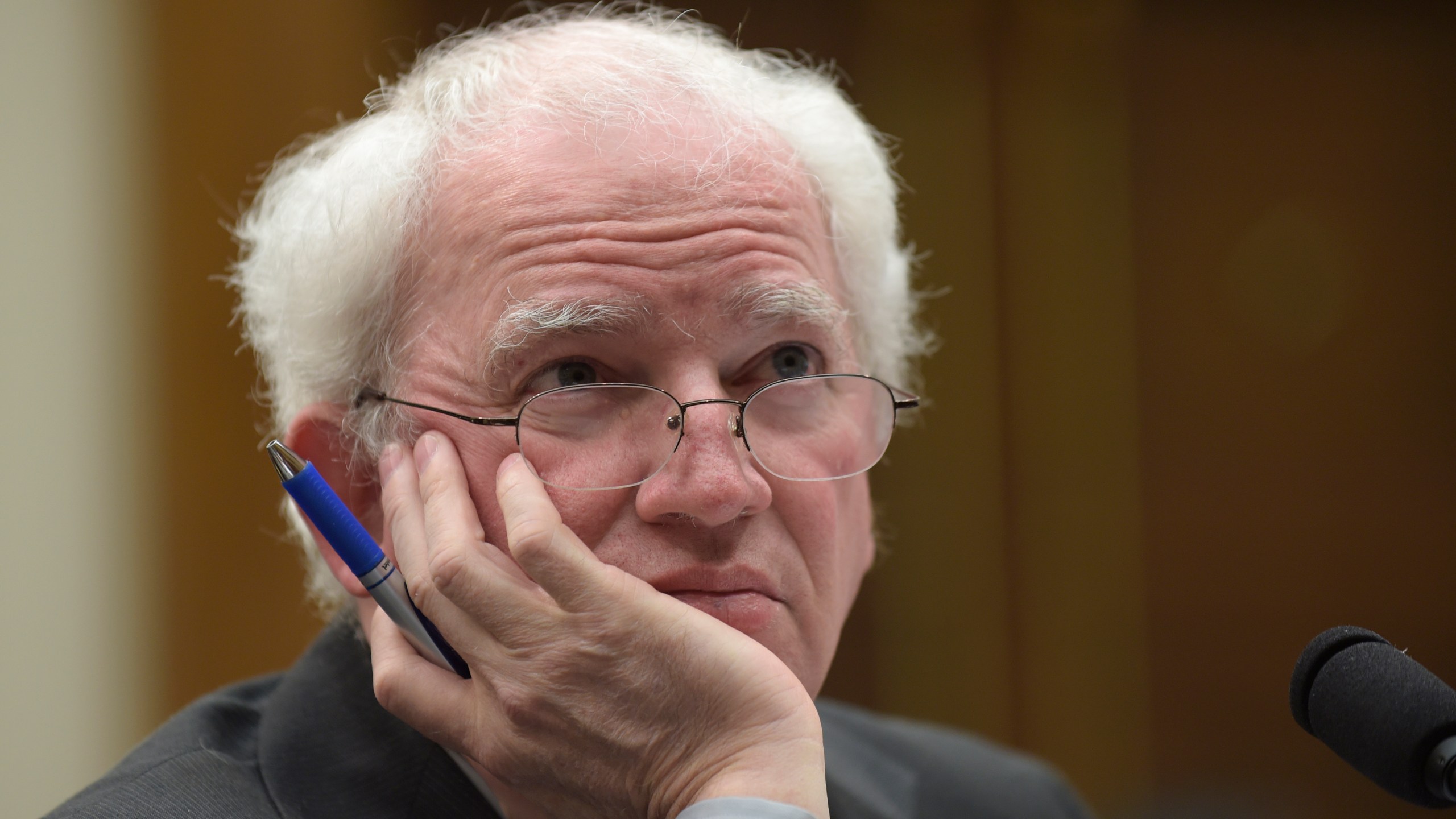 Then-Chapman School of Law professor John Eastman testifies on Capitol Hill in Washington, Thursday, March 16, 2017, at a House Justice subcommittee on Courts, Intellectual Property and the Internet hearing on restructuring the U.S. Court of Appeals for the Ninth Circuit. (AP Photo/Susan Walsh)