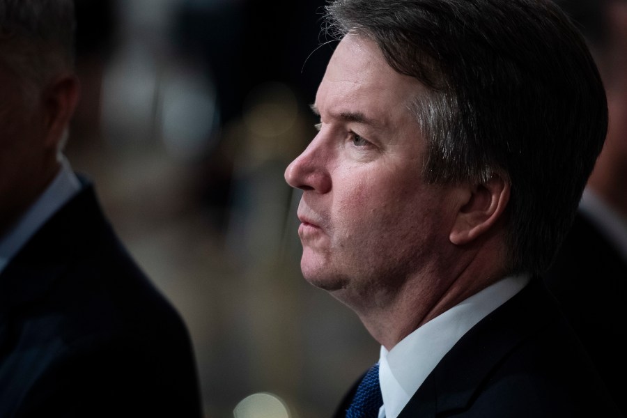 In this Dec. 3, 2018 file photo, Supreme Court Associate Justice Brett Kavanaugh is seen at the Capitol on Capitol Hill in Washington. (Jabin Botsford/The Washington Post via AP, Pool)