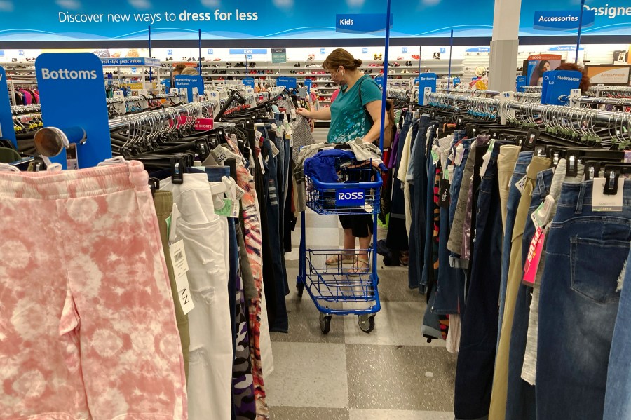 In this July 21, 2021 photo, a consumer shops at a retail store in Morton Grove, Ill. Consumer prices rose 0.4% last month, slightly higher than August’s gain and pushing annual inflation back to the highest increase in 13 years. The consumer price index rose 5.4% in September from a year ago, up slightly from August’s gain of 5.3% and matching the increases in June and July. (AP Photo/Nam Y. Huh)