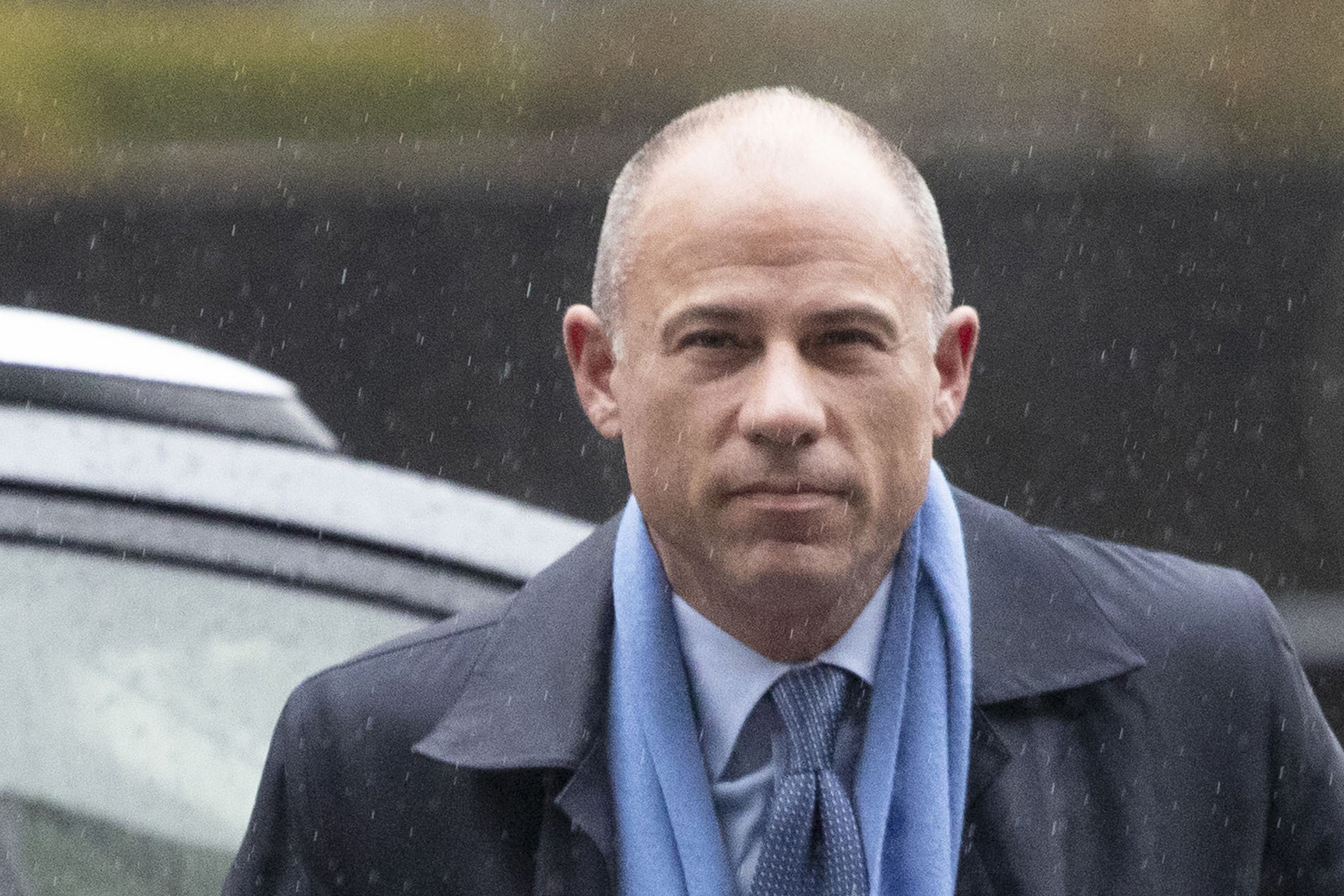 In this Dec. 17, 2019, file photo, attorney Michael Avenatti arrives at federal court in New York. (Mark Lennihan/Associated Press)