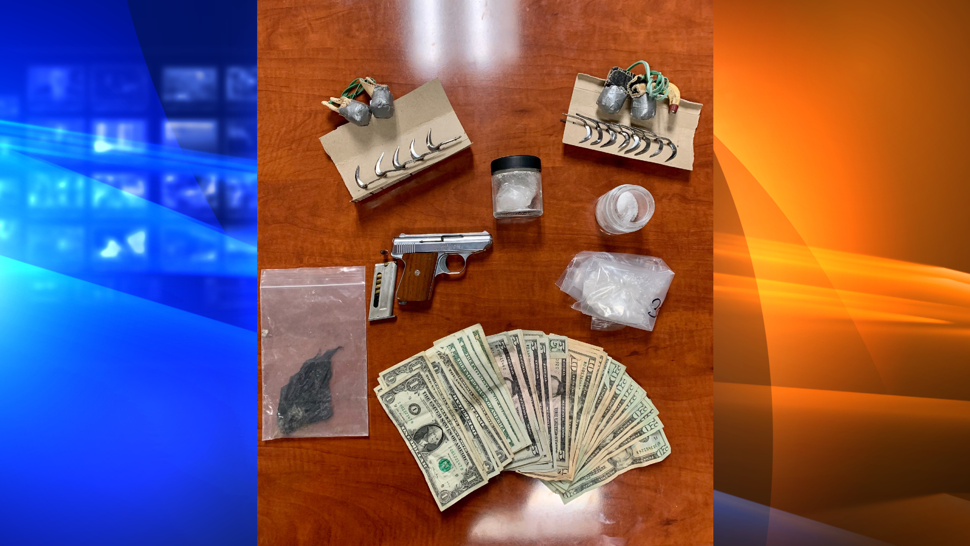 A Camarillo man was found to be in possession of methamphetamine, a gun and cockfighting equipment on Sept. 30, 2021, according to the Ventura County Sheriff's Office. (VCSO)