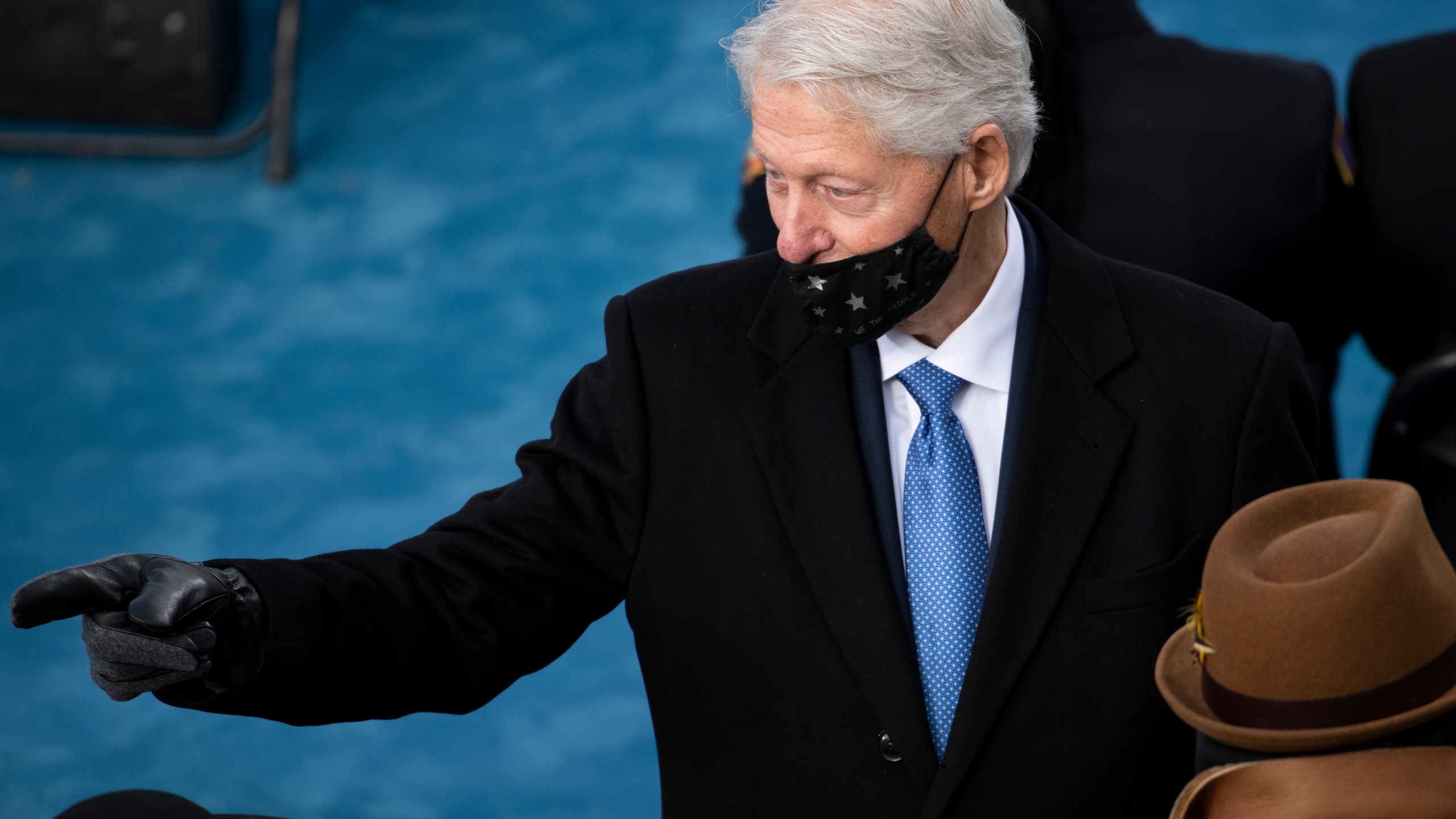 Former President Bill Clinton arrives at the inauguration of President-elect Joe Biden on the West Front of the U.S. Capitol on January 20, 2021 in Washington, DC. (Caroline Brehman-Pool/Getty Images)