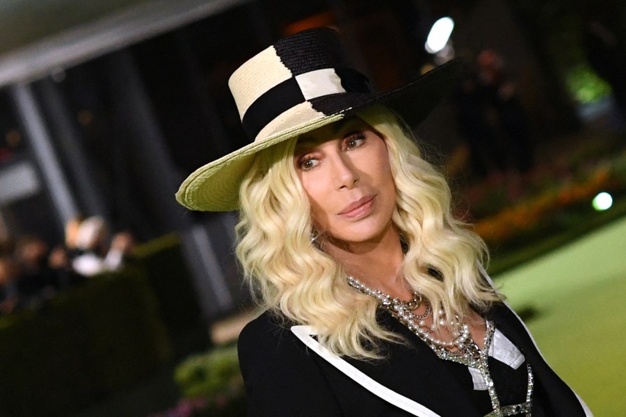 Cher arrives for the Academy Museum of Motion Pictures opening gala on September 25, 2021 in Los Angeles, (VALERIE MACON / AFP) (Photo by VALERIE MACON/AFP via Getty Images)