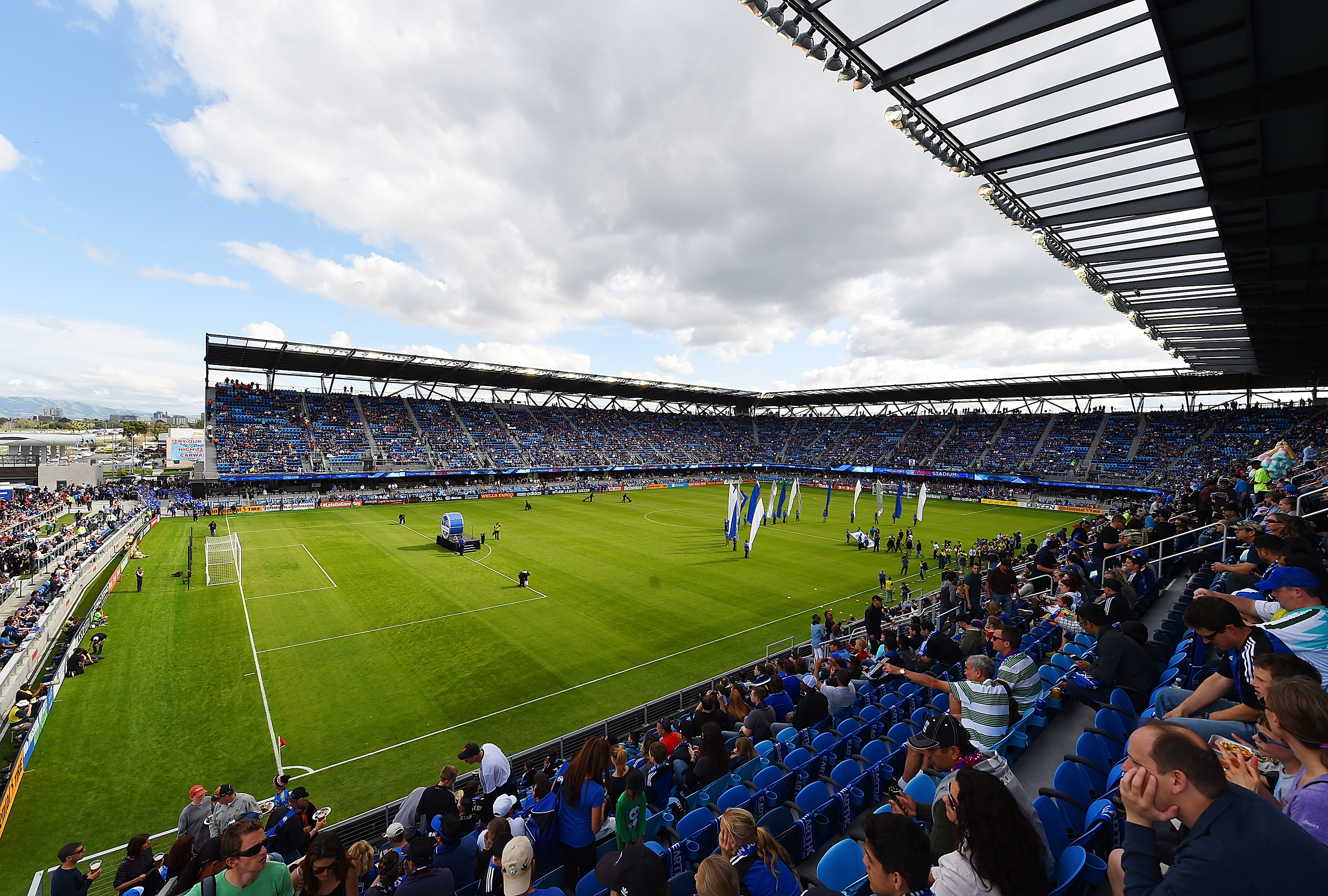 This March 22, 2015 file photo shows a general view of PayPal Park before an MLS game in San Jose, California. (Thearon W. Henderson/Getty Images)