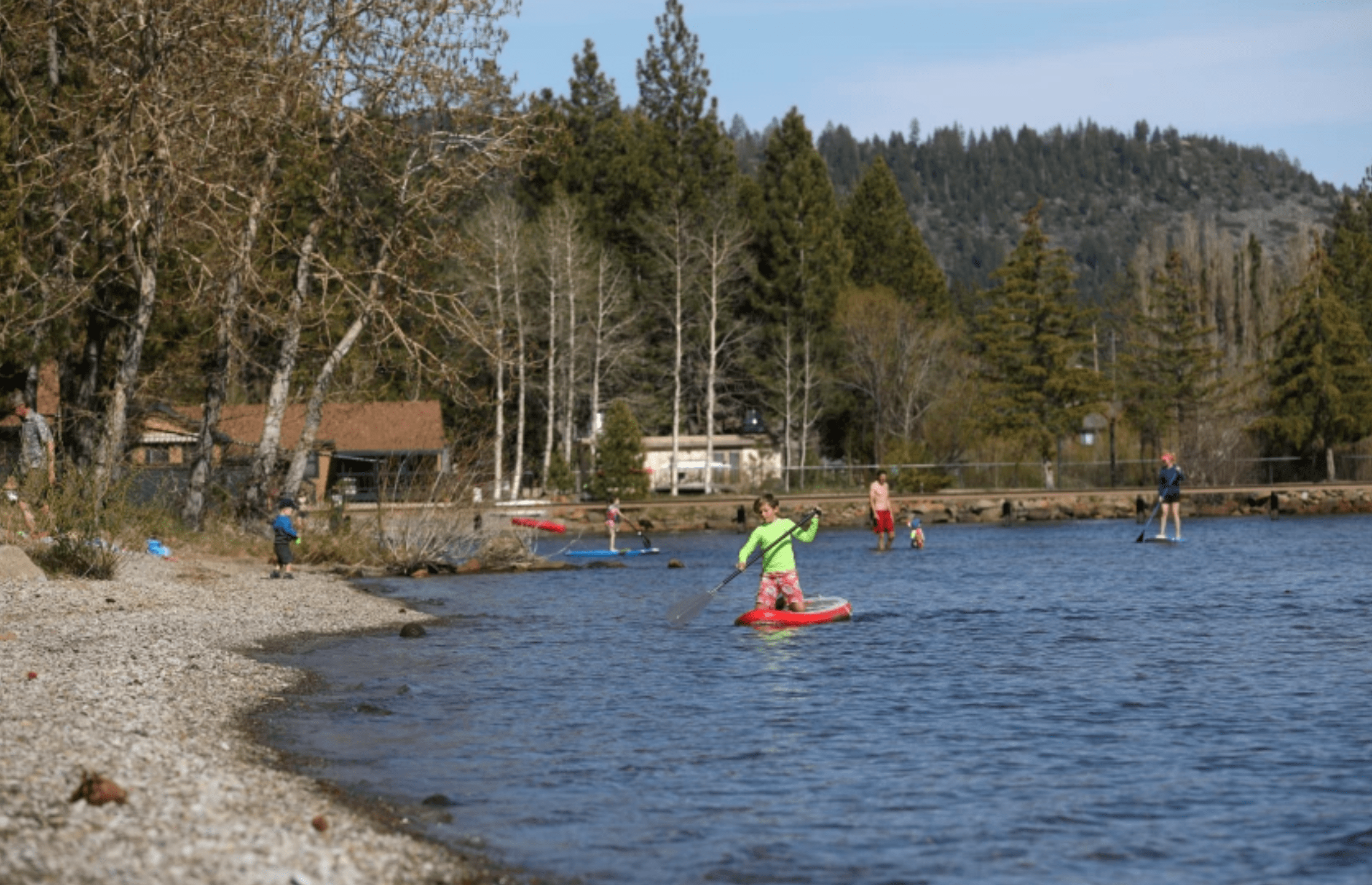 This undated photo shows the north shore of Lake Tahoe in Tahoe Vista.(Gary Coronado / Los Angeles Times)