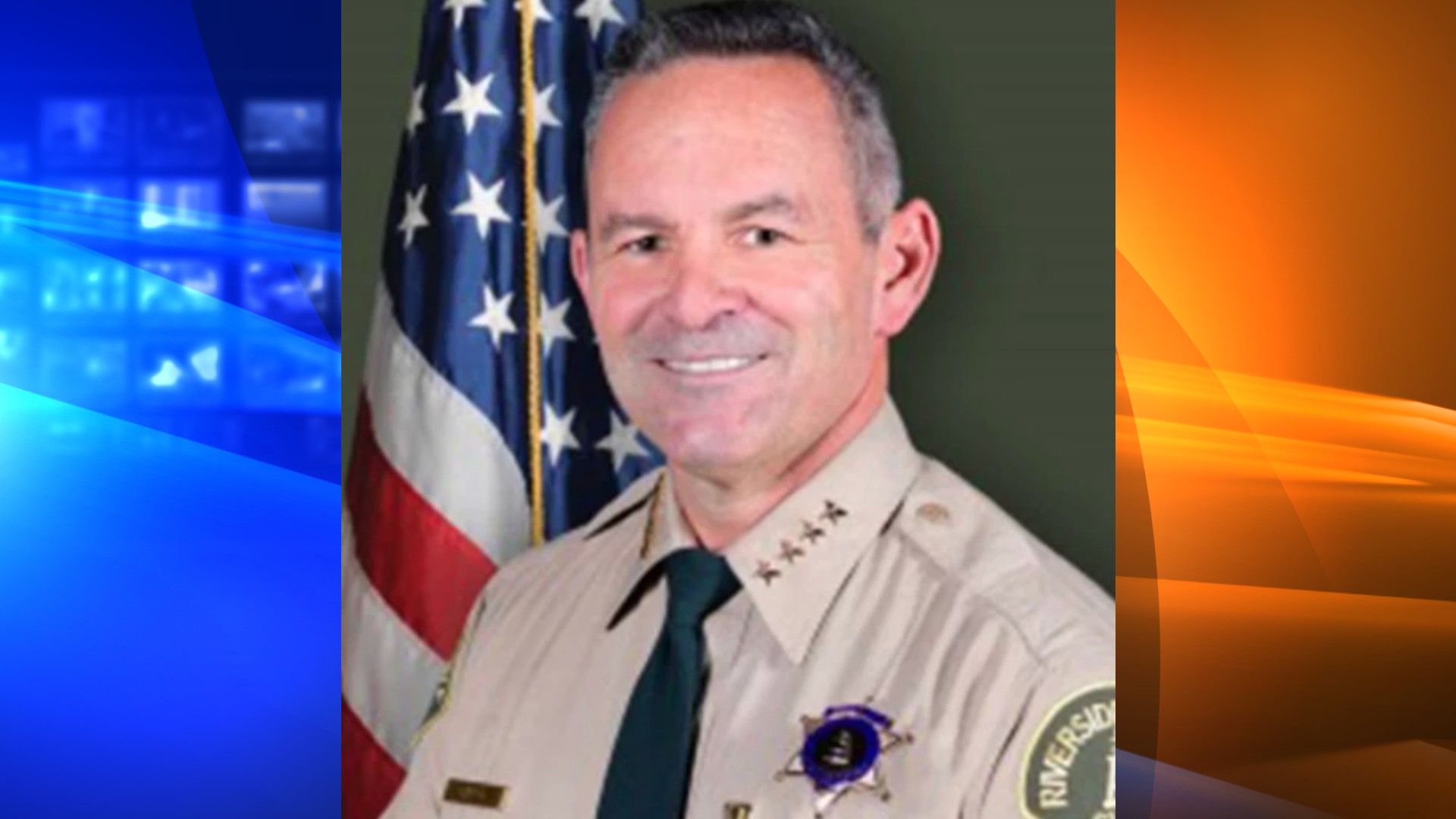 Riverside County Sheriff Chad Bianco is seen in a department photo.