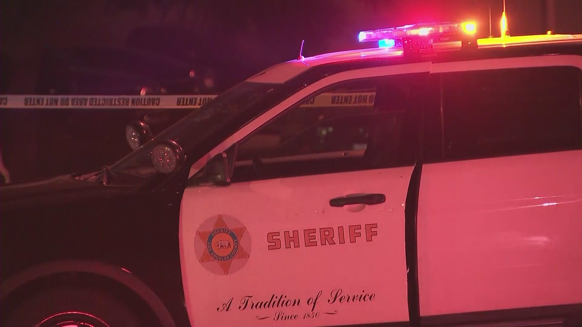 A man was shot and killed by Los Angeles County Sheriff's Department deputies near Whittier on Oct. 10, 2021. (KTLA)