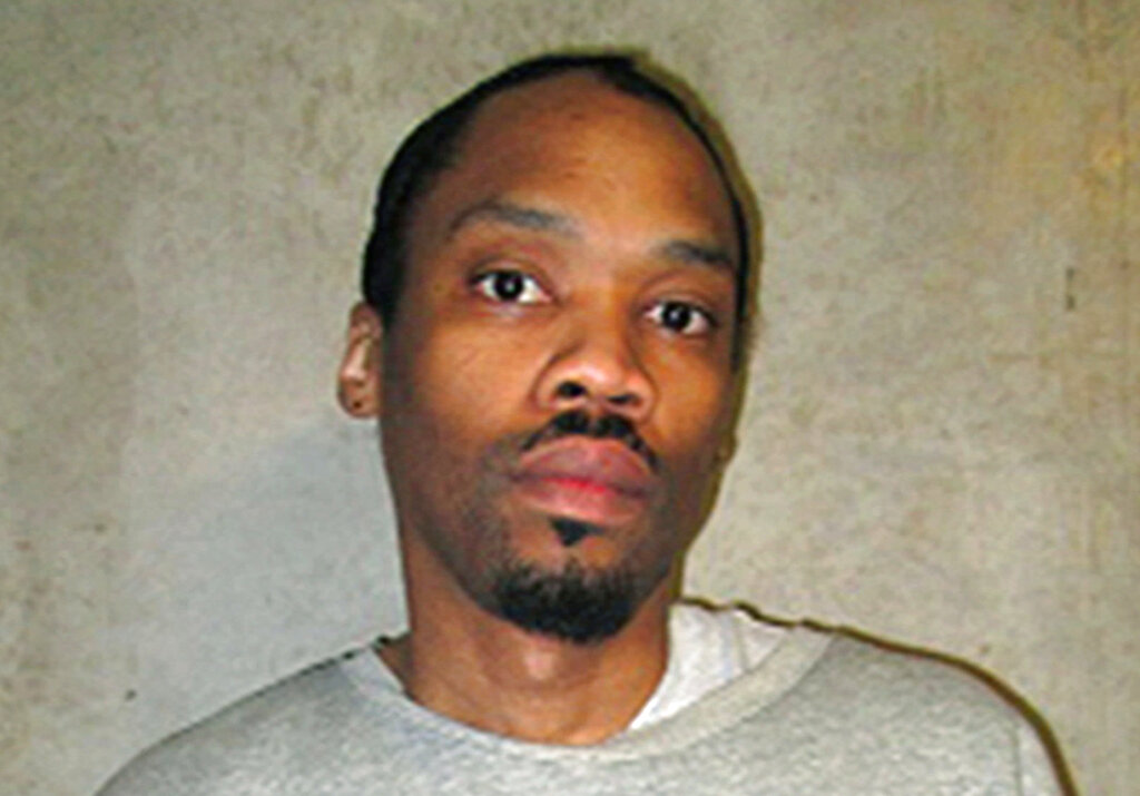 This Feb. 5, 2018, file photo provided by the Oklahoma Department of Corrections shows Julius Jones. (Oklahoma Department of Corrections via AP, File)