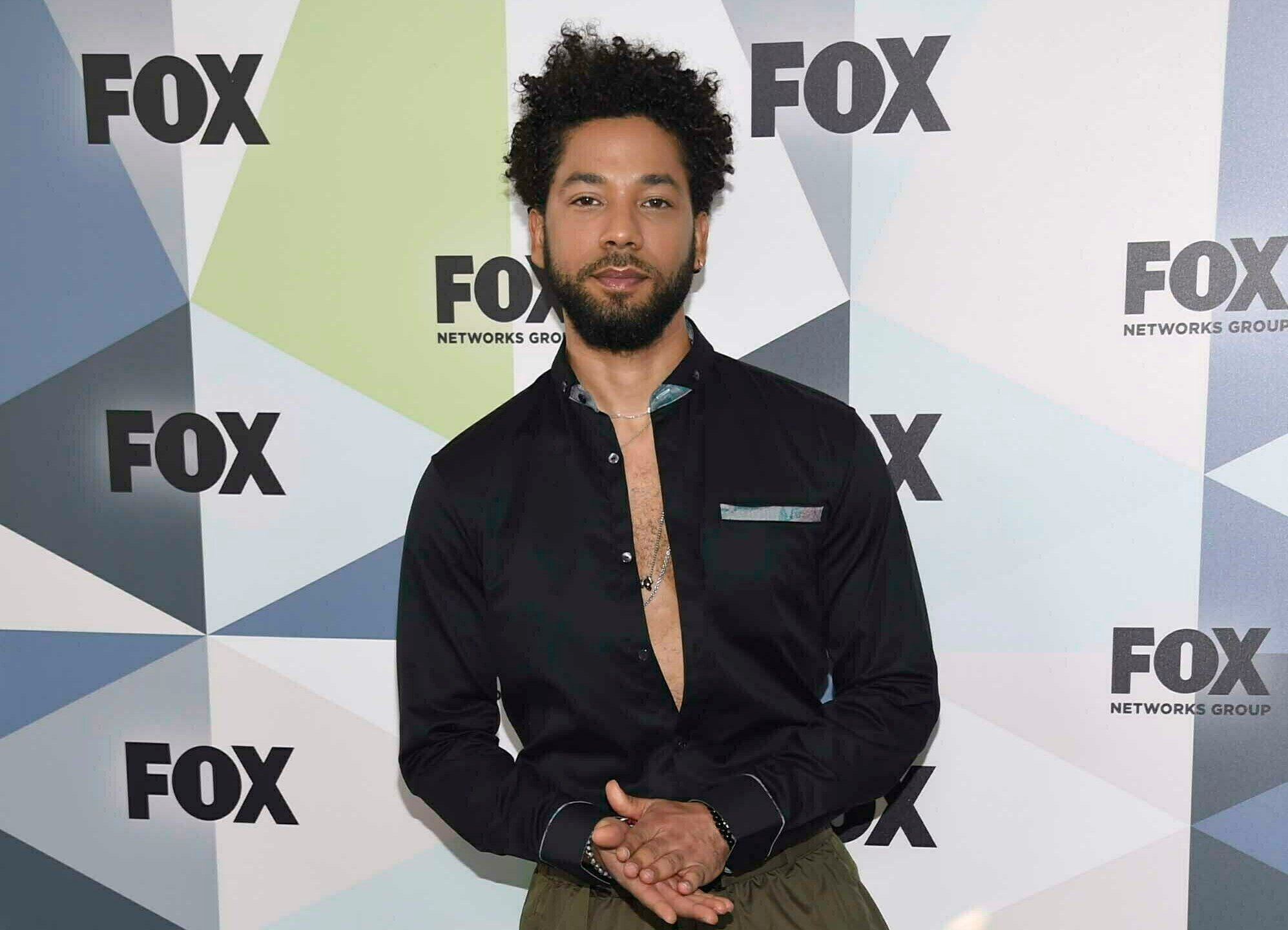 In this May 14, 2018, file photo, Jussie Smollett, a cast member in the TV series "Empire," attends the Fox Networks Group 2018 programming presentation afterparty in New York. (Photo by Evan Agostini/Invision/AP, File)