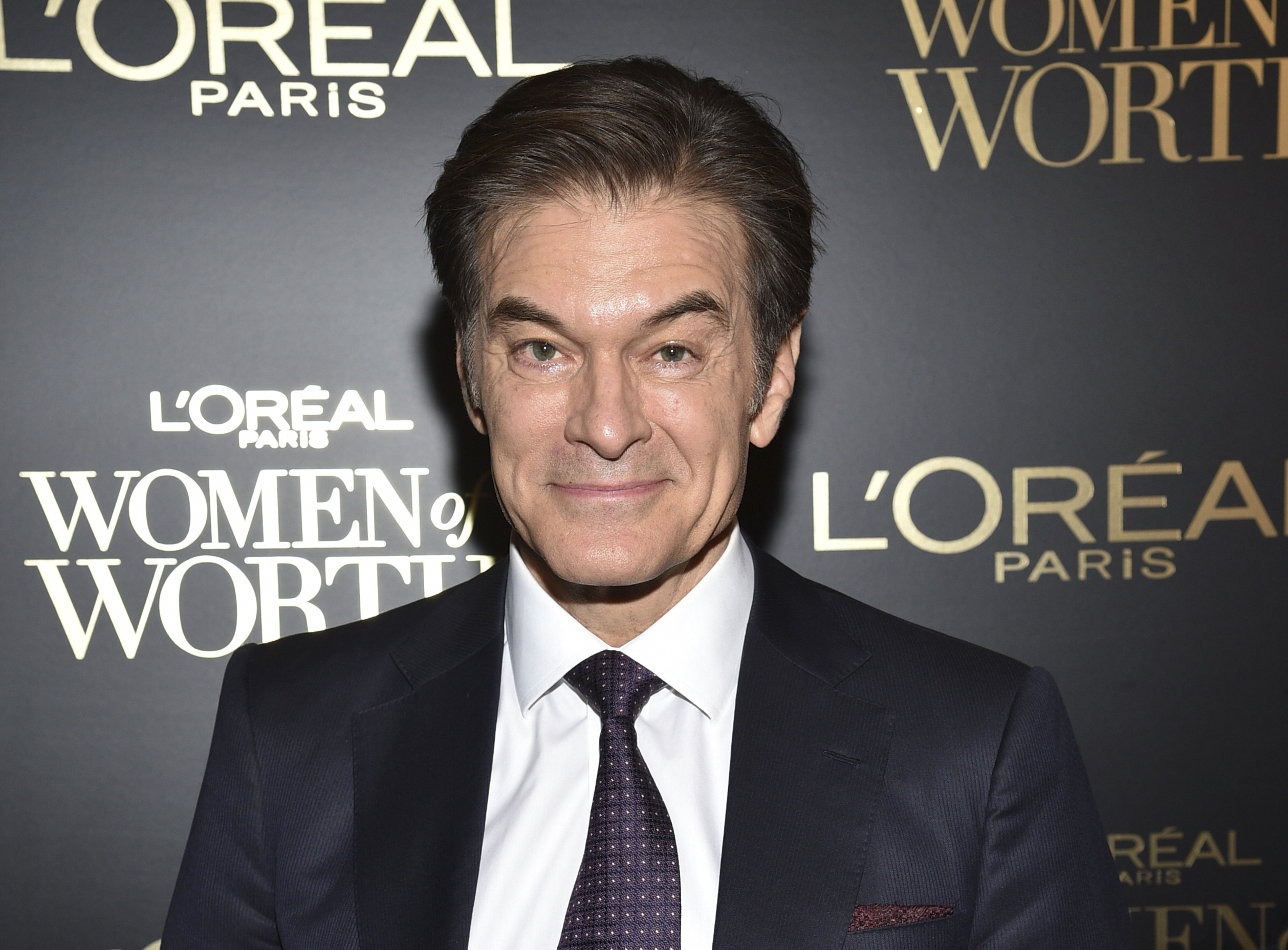 This Dec. 4, 2019 file photo shows Dr. Mehmet Oz at the 14th annual L'Oreal Paris Women of Worth Gala in New York. Oz, joins the Republican field of possible candidates aiming to capture Pennsylvania's open U.S. Senate seat in next year's election. (Photo by Evan Agostini/Invision/AP, File)