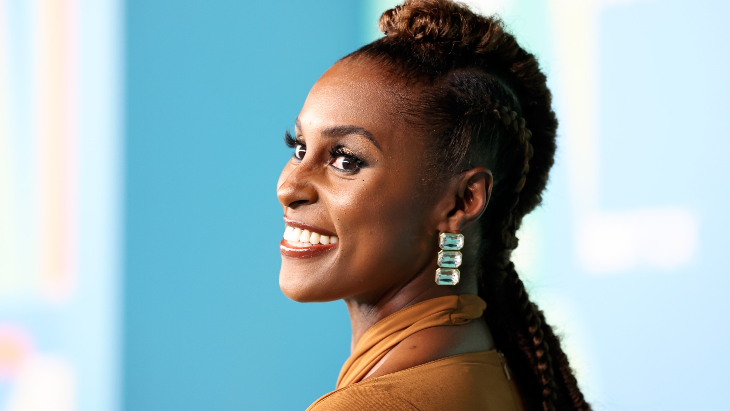 Issa Rae attends HBO's final season premiere of "Insecure" on Oct. 21, 2021 in Los Angeles. (Amy Sussman/Getty Images)