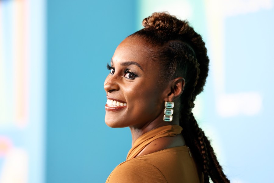 Issa Rae attends HBO's final season premiere of "Insecure" on Oct. 21, 2021 in Los Angeles. (Amy Sussman/Getty Images)