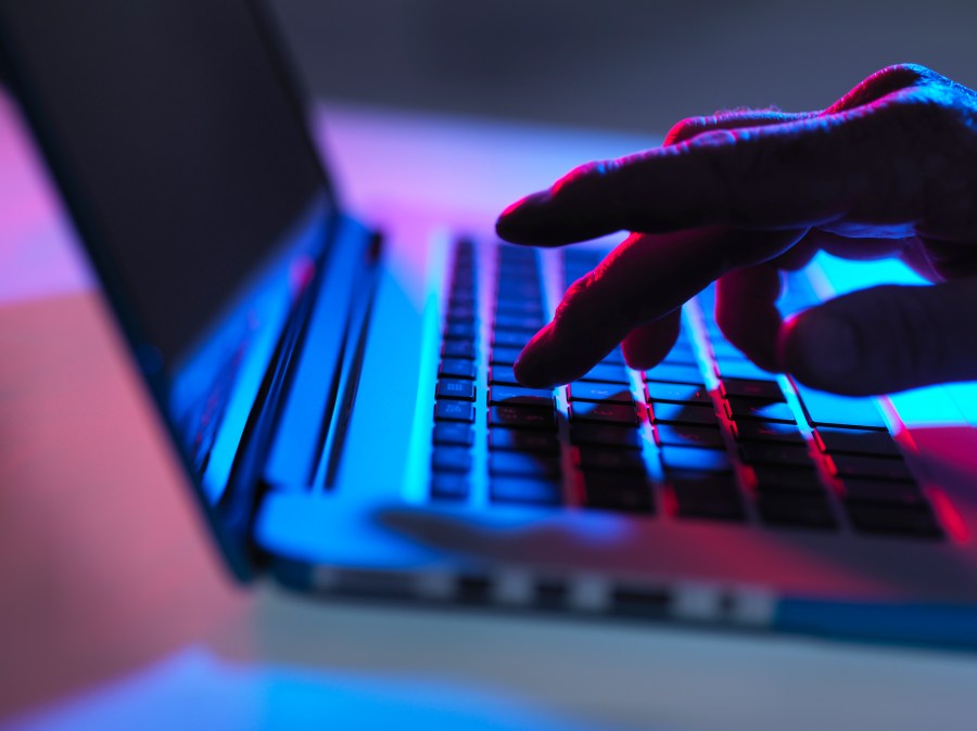 A man is seen typing in this undated file photo. (Getty Images)