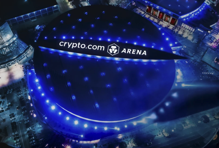 A rendering of Staples Center after the completion of its rebranding as Crypto.com Arena. (Crypto.com)