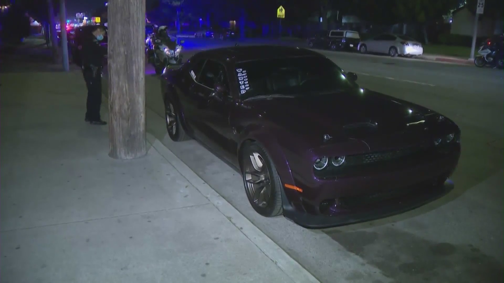 A USC student died on Dec. 11, 2021, after he was struck by a Dodge Challenger Hellcat, according to the LAPD. (KTLA)