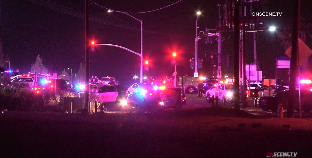 Authorities respond to a fatal officer-involved shooting in Beaumont on Dec. 31, 2021. (OnScene.TV)