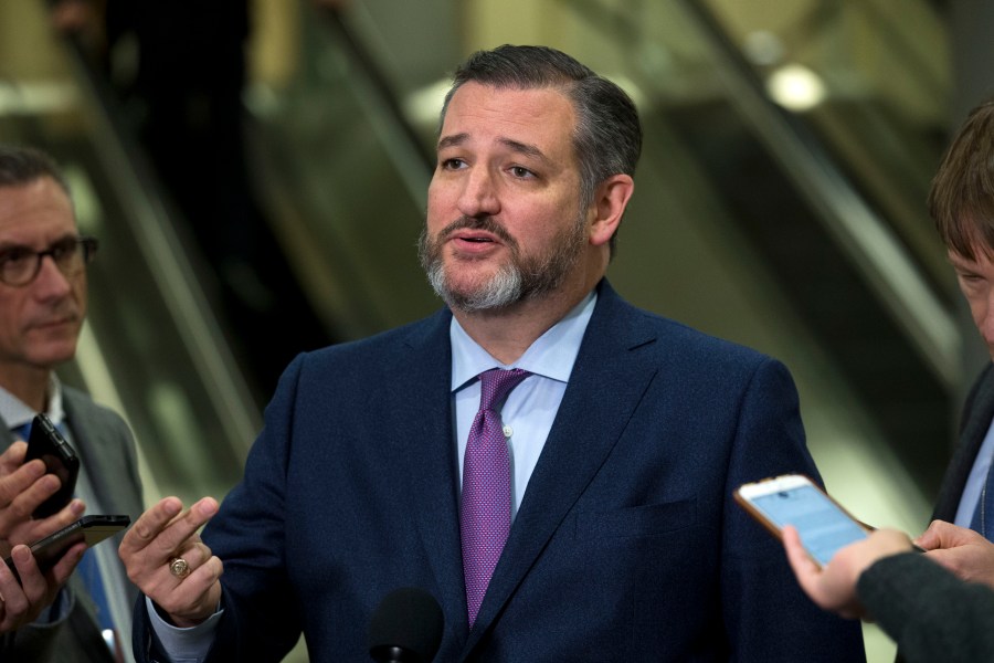 Sen. Ted Cruz, R-Texas., speaks to reporters on Capitol Hill in Washington. (AP Photo/Jose Luis Magana, File)