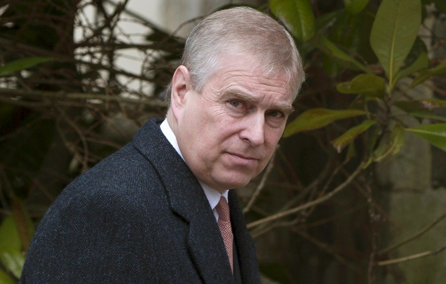 Britain's Prince Andrew is photographed on Aug. 11, 2021. Prince Andrew will face a civil sex case trial after a U.S. judge dismissed a motion by his legal team to have the lawsuit thrown out. (Neil Hall/PA via Associated Press)