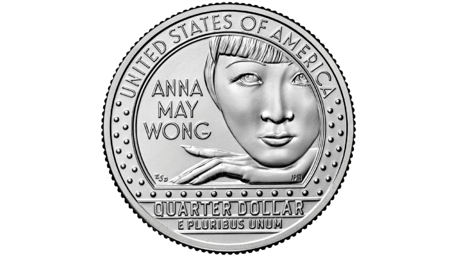 The Anna May Wong Quarter is the fifth coin  in the American Women Quarter Program. (U.S. Mint)