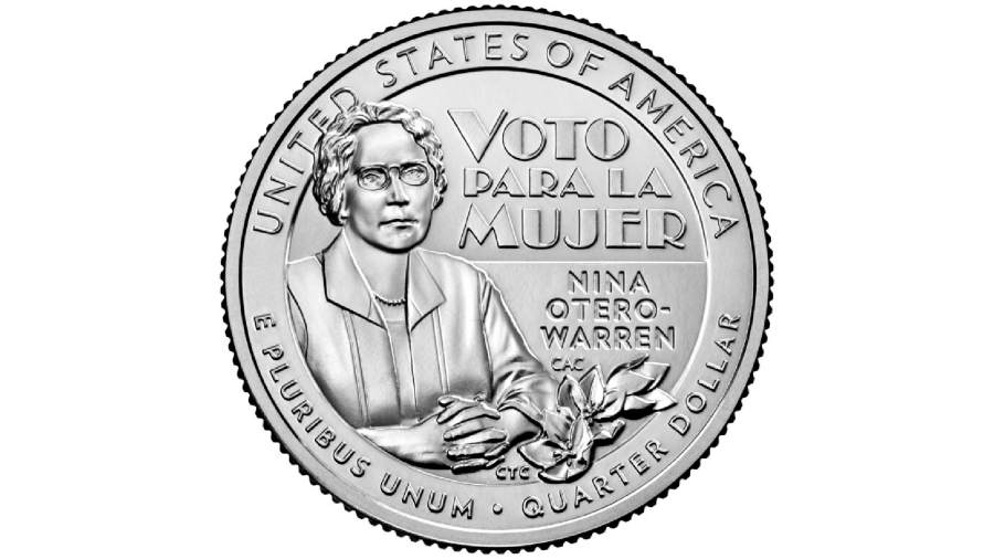 The Nina Otero-Warren Quarter is the fourth coin in the American Women Quarter Program. (U.S. Mint)