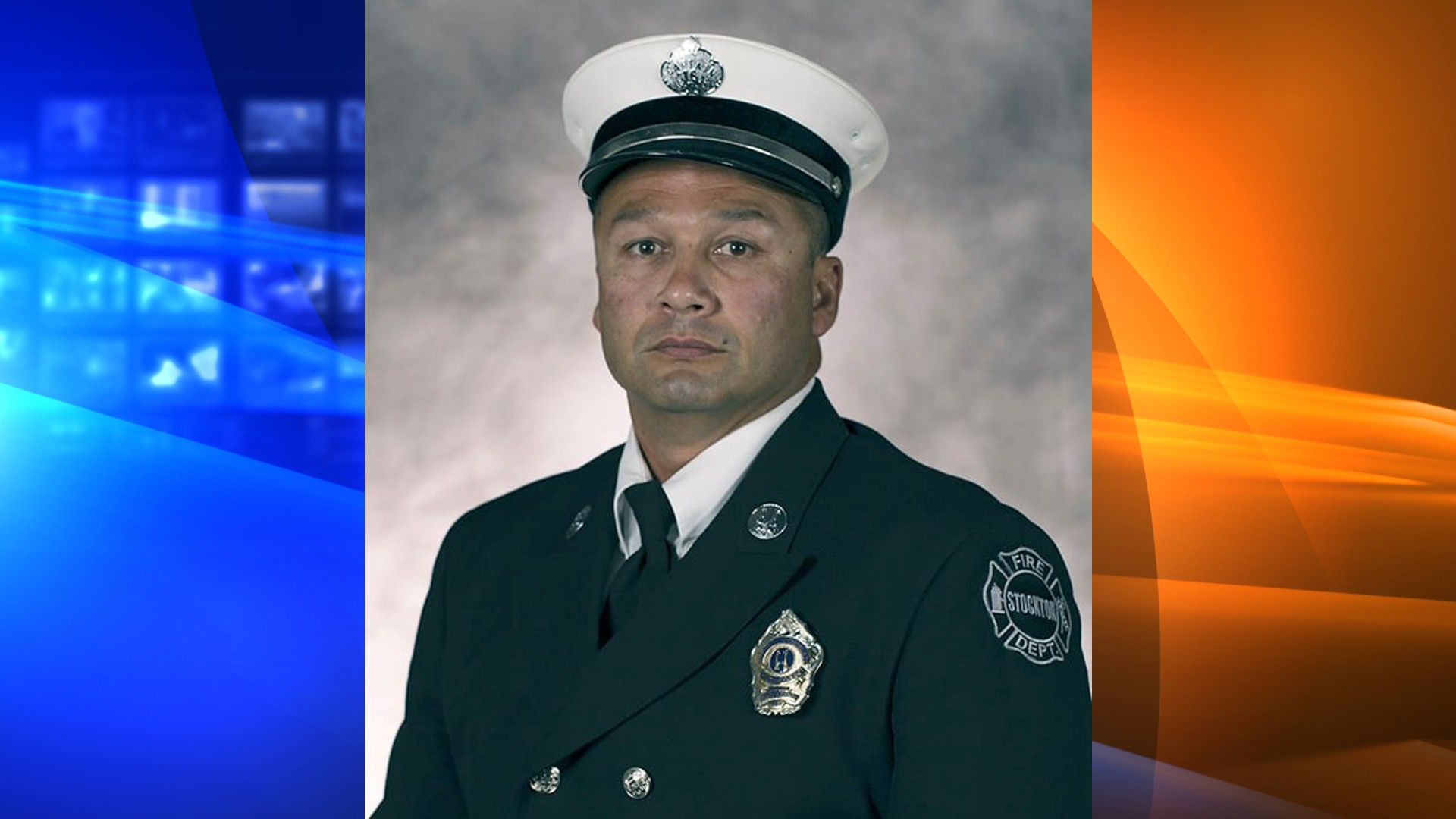 Fire Capt. Vidal “Max” Fortuna is seen in a photo released by the Stockton Fire Department.