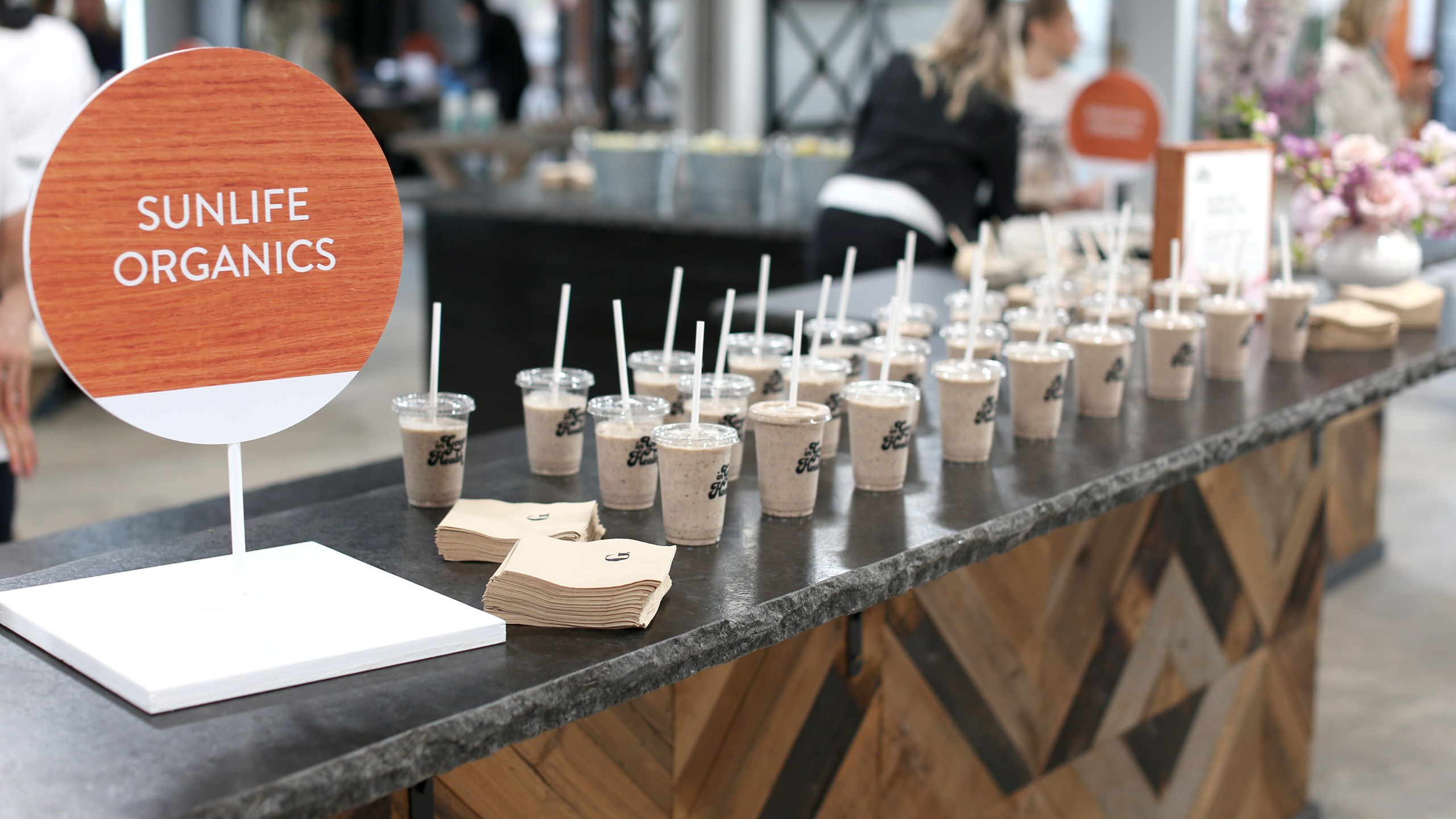 Sunlife Organics on display at In goop Health Summit Los Angeles 2019 at Rolling Greens Nursery on May 18, 2019 in Los Angeles, California. (Phillip Faraone/Getty Images for goop)