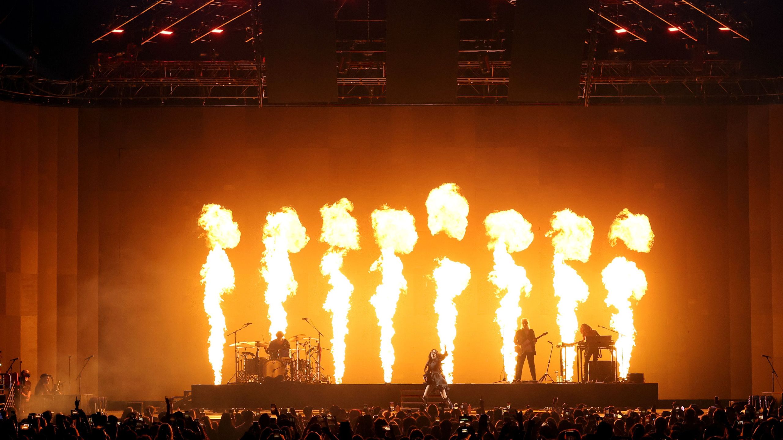 Halsey performs onstage at Crypto.com Arena on Feb. 10, 2022 in Los Angeles. (Kevin Winter/Getty Images for Bud Light)