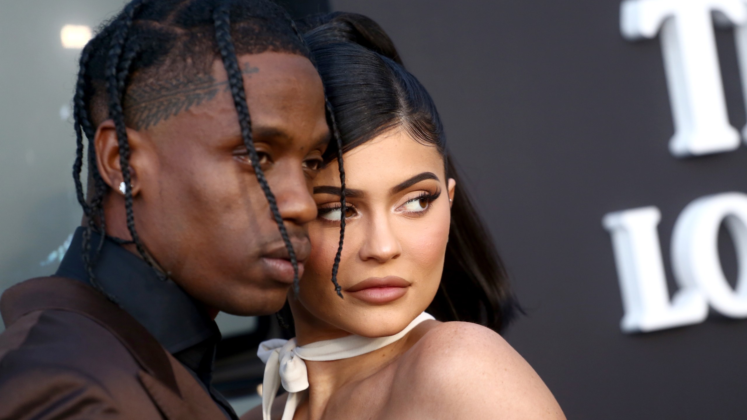 Travis Scott and Kylie Jenner attend the Travis Scott: "Look Mom I Can Fly" Los Angeles Premiere at The Barker Hanger on Aug. 27, 2019, in Santa Monica, California. (Tommaso Boddi/Getty Images for Netflix)