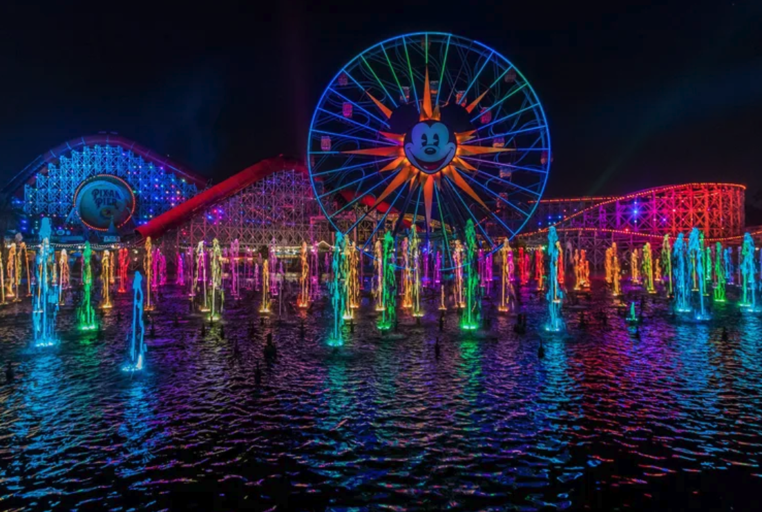 World of Color at Disney California Adventure Park seen in an undated photo. (Joshua Sudock/Disneyland Resort)