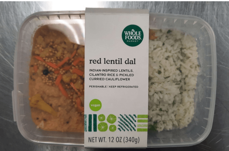 Whole Foods Market red lentil dal is being recalled due to potential listeria contamination. (Bakkavor)