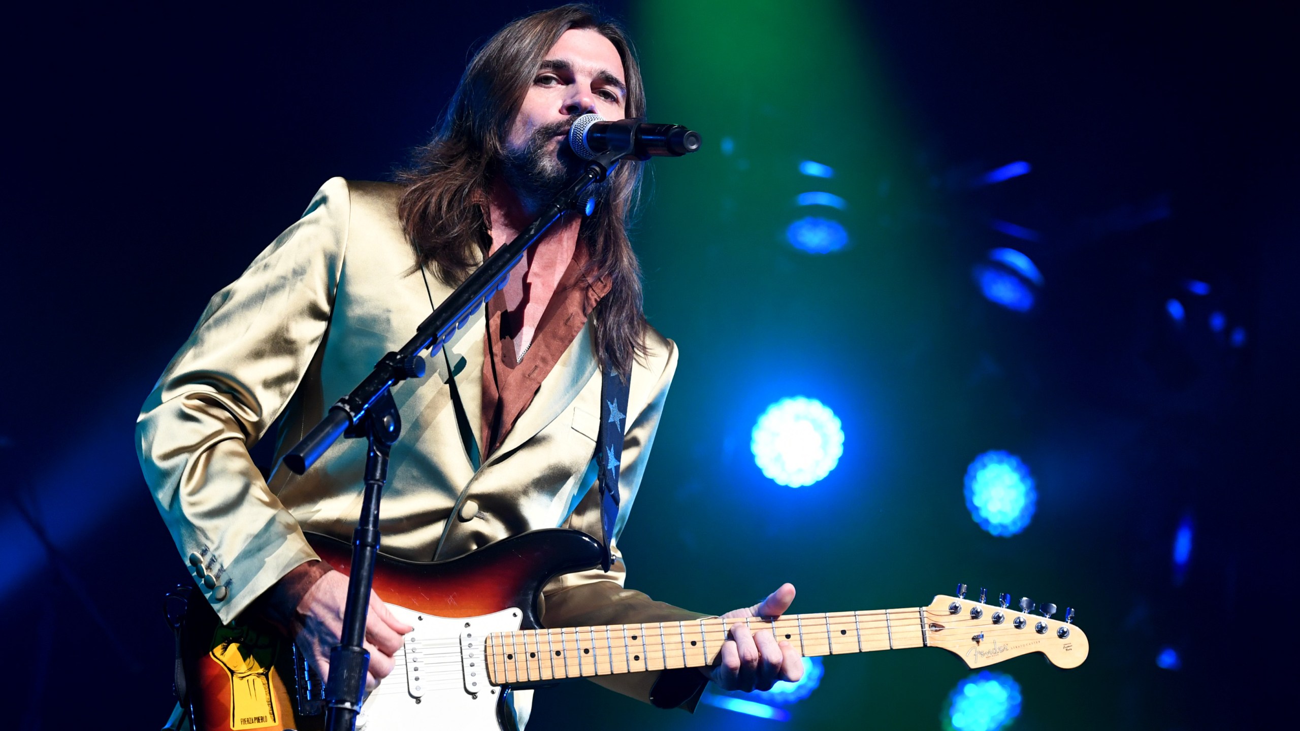 Recording artist Juanes performs onstage at YouTube Theater on Oct. 2, 2021 in Inglewood. (JC Olivera/Getty Images)