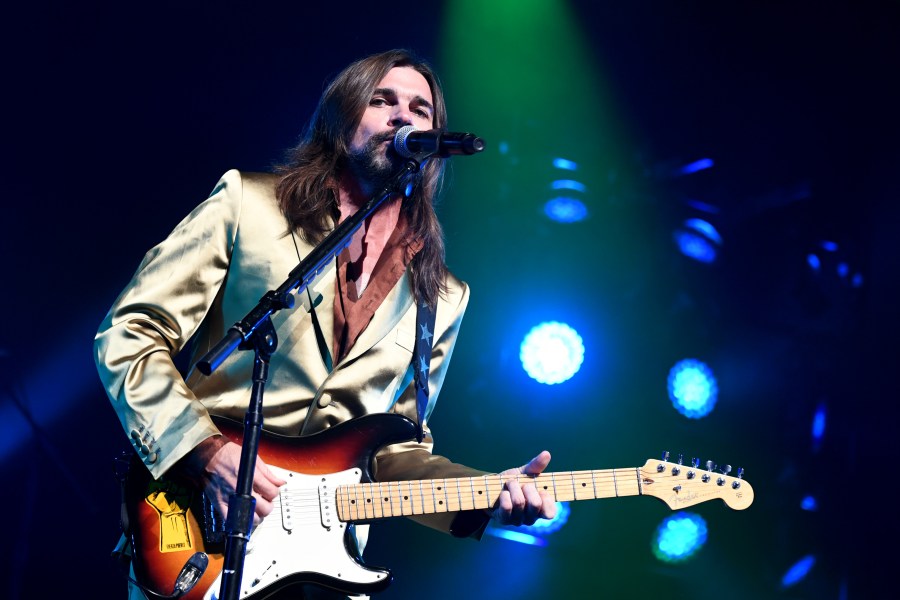 Recording artist Juanes performs onstage at YouTube Theater on Oct. 2, 2021 in Inglewood. (JC Olivera/Getty Images)