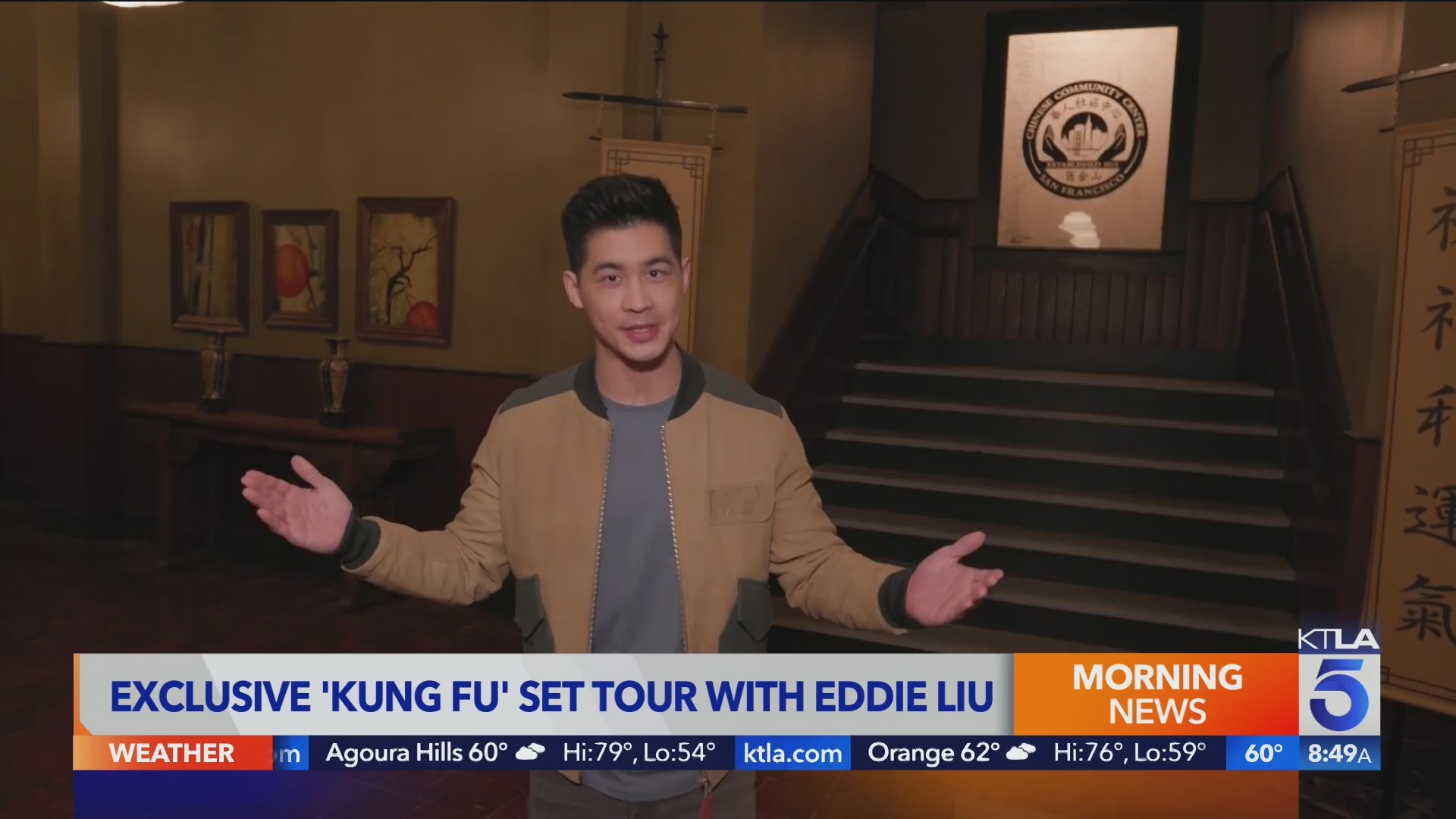 Actor Eddie Liu gives exclusive tour of CW's 'Kung Fu' set