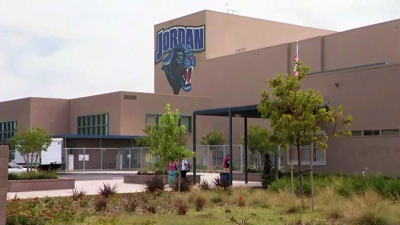 School was in session on June, 7, 2022, after a bomb threat was deemed not credible. (KTLA)