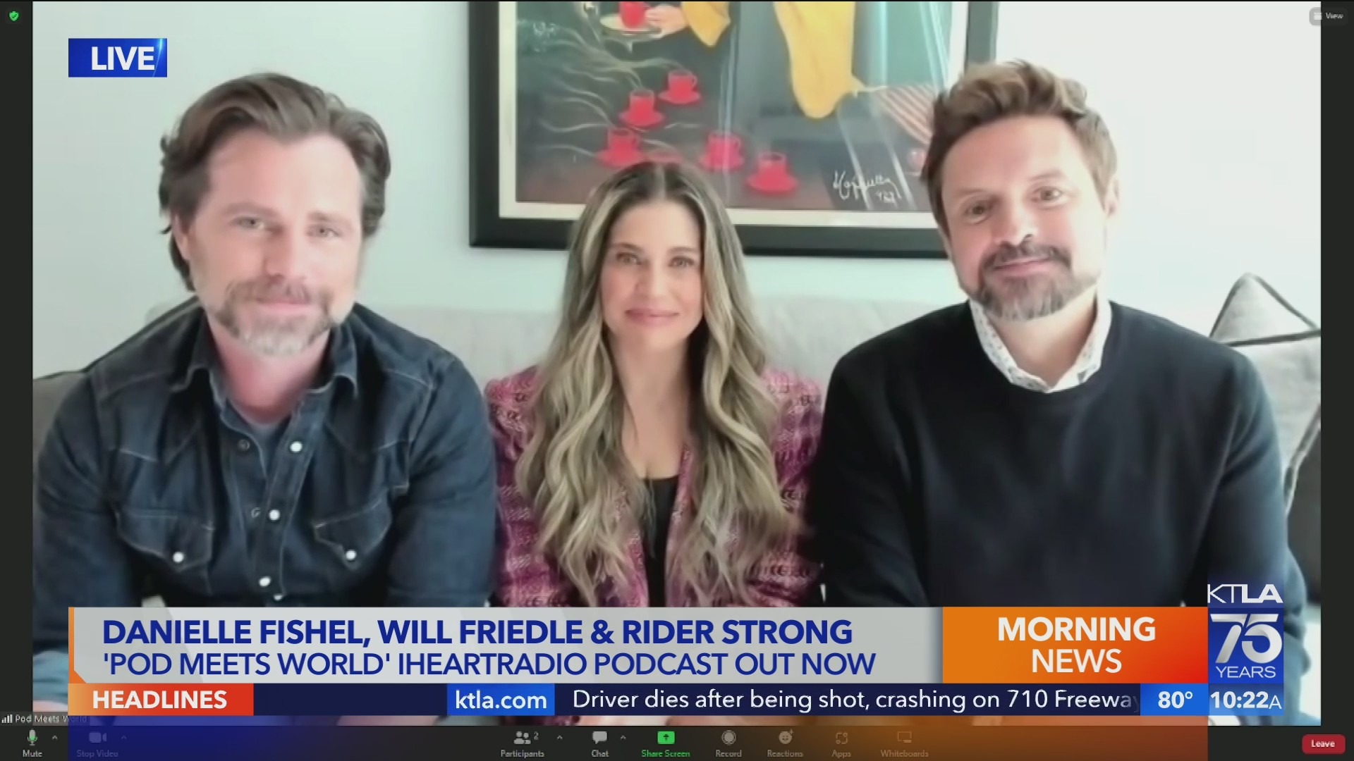 Rider Strong, Danielle Fishel and Will Friedle