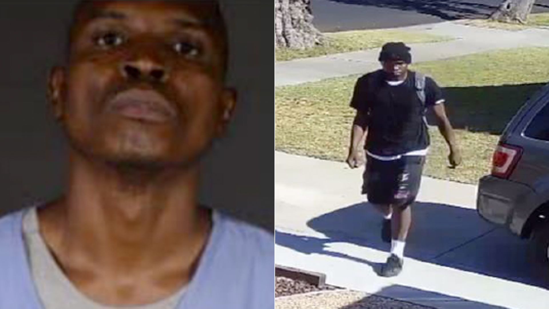 Eric Andre Hicks is shown in photos released by the LAPD.