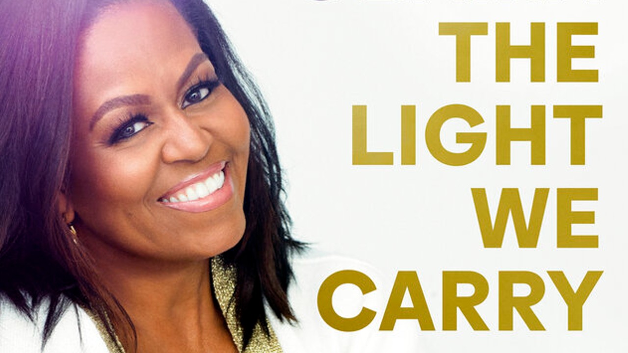 This image released by Random House shows "The Light We Carry" by former first lady and author Michelle Obama. (Random House via AP)